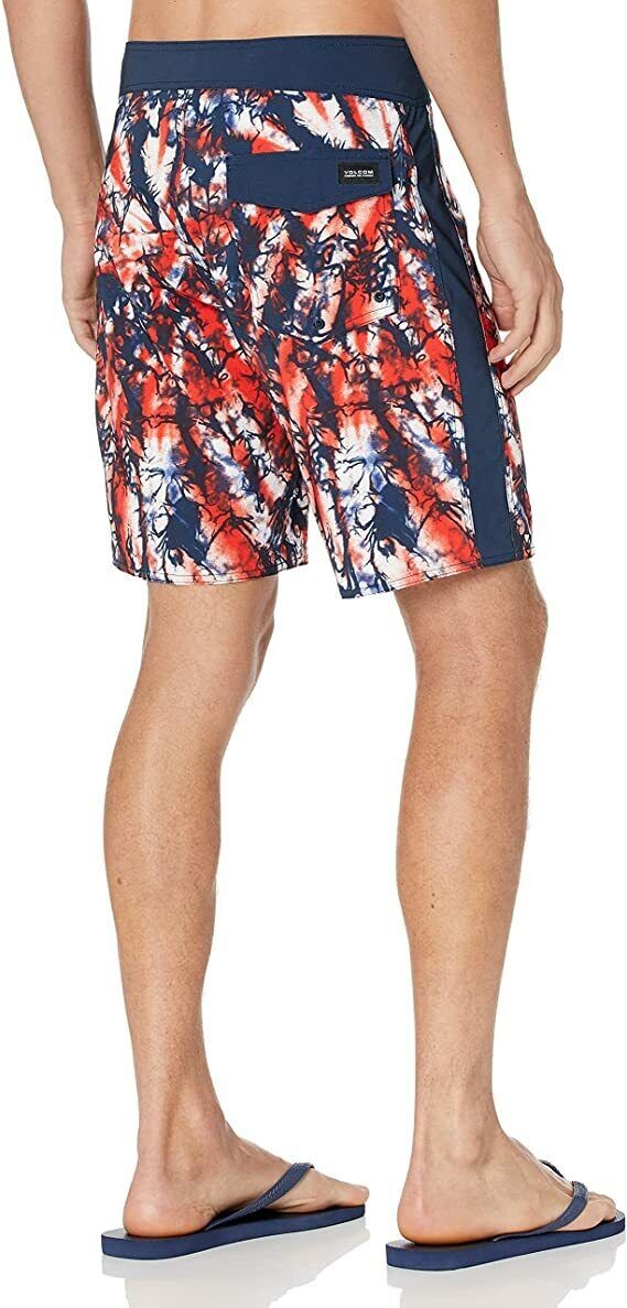 Translation missing: en.Volcom Men's Lido 4th Of July Mod 19 Board Shorts in Navy-Size 31