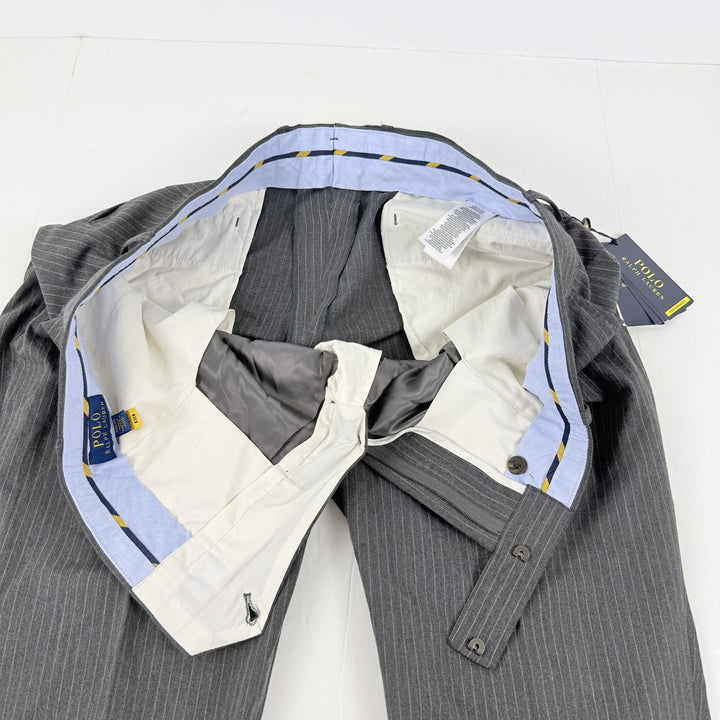 Translation missing: en.Polo Ralph Lauren Men's Striped Performance Twill Trousers Medium Grey-40x30