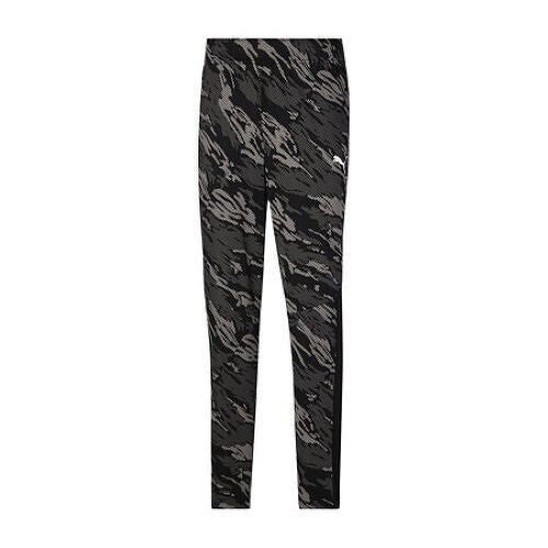 Translation missing: en.Puma Contrast Mens Mid Rise Straight Track Pant Black/Gray Camo-Size Large