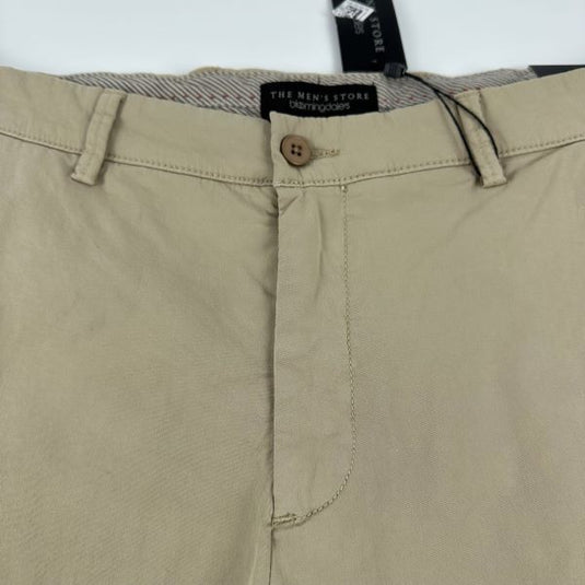Translation missing: en.The Men's Store at Major Dept Store Twill Regular Fit Shorts Stone-40