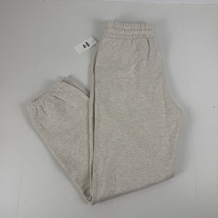 Translation missing: en.Mode of One Men's Slick Regular-Fit Jogger Pants Heather Dune Beige-Large