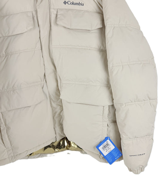 Translation missing: en.Columbia Mens Landroamer Hooded Puffer Parka Jacket Omni Heat Dark Stone-Size XL
