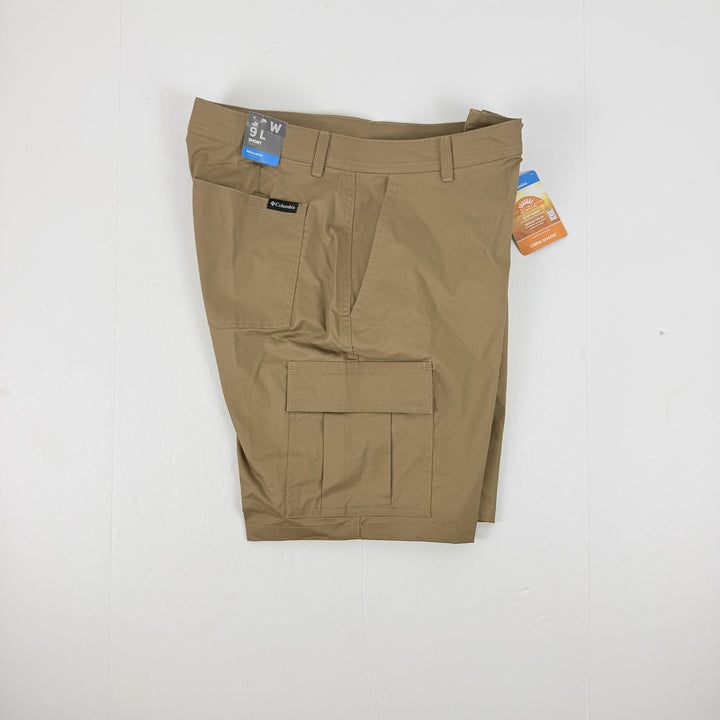 Translation missing: en.Columbia Men's Rapid Rivers Cargo Shorts Cotton Blend Stretch Delta Brown-30W