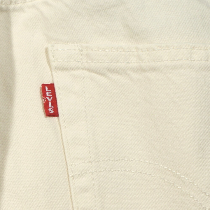 Translation missing: en.Levi's Men's 501 Original Rent Free Lightweight Jeans Off White Cotton-38x30