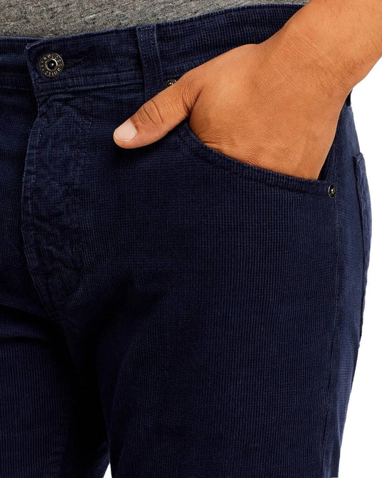 Translation missing: en.AG Tellis Men's Modern Slim Fit Corduroy Jeans in Blue Express-29/34