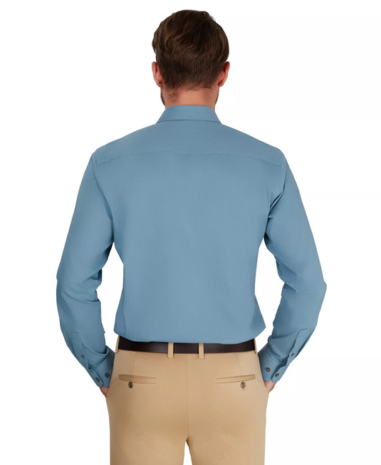Translation missing: en.Alfani Men's Reg-Fit Temperature Regulating Dress Shirt 14-14.5 32/33 Blue
