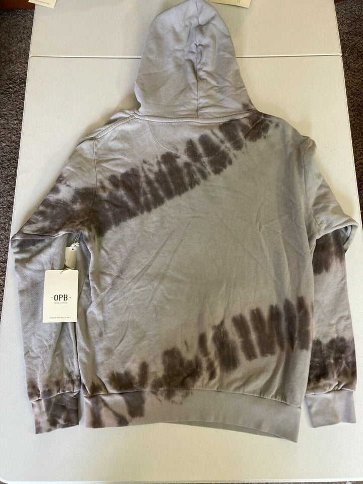 Translation missing: en.Original Paperbacks Men's Los Feliz Diagonal Stripe Hoodie in Grey Gunmetal-Med