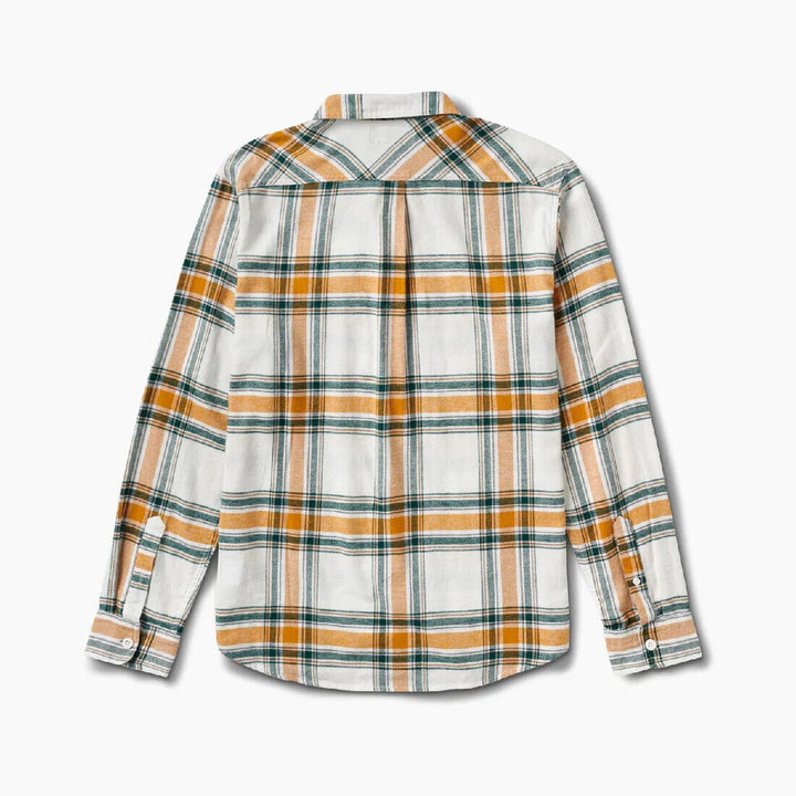 Translation missing: en.Reef Men's Vaughn Long Sleeve Flannel Shirt in Marshmallow Multi-Small