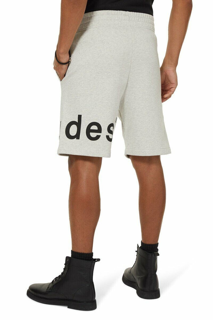 Translation missing: en.Etudes Tempera Men's Organic Cotton Logo Shorts in Heather Gray-Size Large