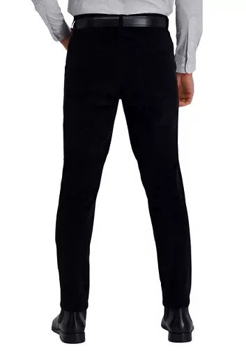 Translation missing: en.Kenneth Cole Reaction Men's Slim-Fit Stretch Corduroy Pants Black KC80123-32x29