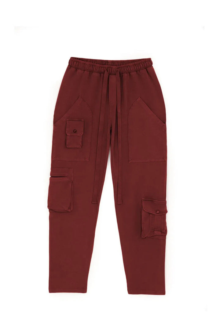 Translation missing: en.The Rad Black Kids Italian Hunting Pants Maroon-Size Small