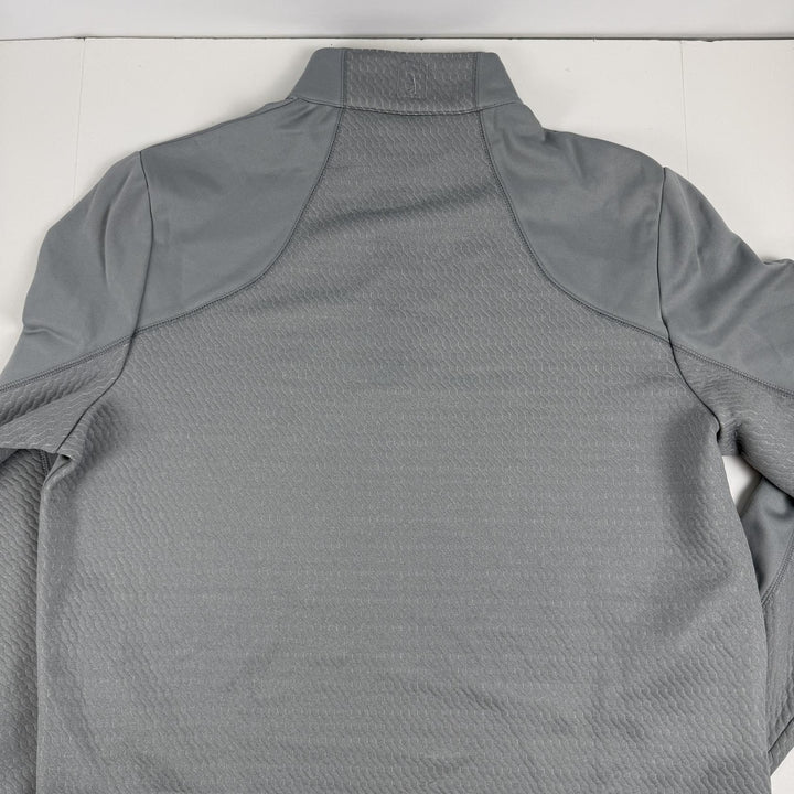 Translation missing: en.PGA Tour 3D Textured Quarter-Zip Golf Sweatshirt Quarry Size Large Mens Pockets