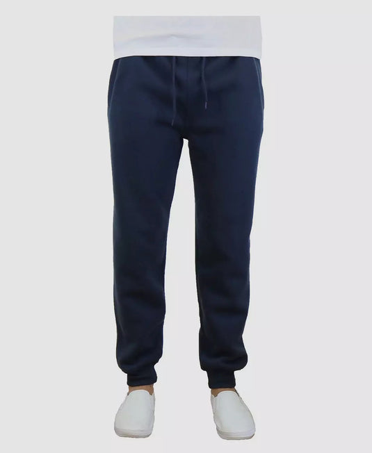 Translation missing: en.Galaxy By Harvic Men's Fleece Slim Fit Jogger Pants in Navy-Small