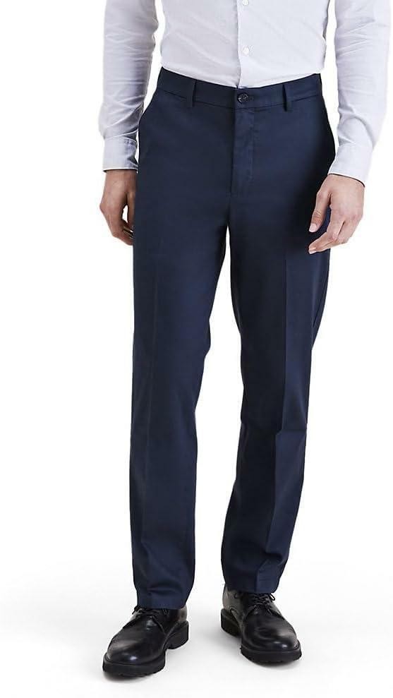 Translation missing: en.Dockers Big &amp; Tall Signature Khaki Pants Navy 50x32 Classic Fit Stain Defender