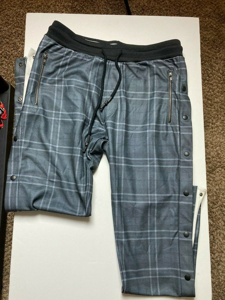 Translation missing: en.Diplomacy City Tracker Bottoms in Grey/Black- Size XL