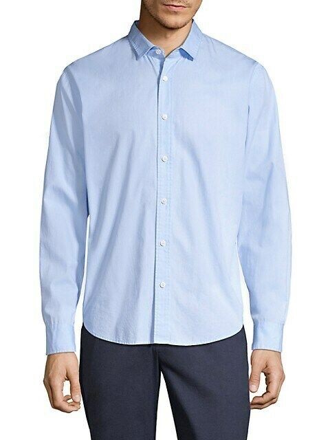 Translation missing: en.ATM Anthony Thomas Melillo Cotton Poplin Shirt Classic Blue-Size XL