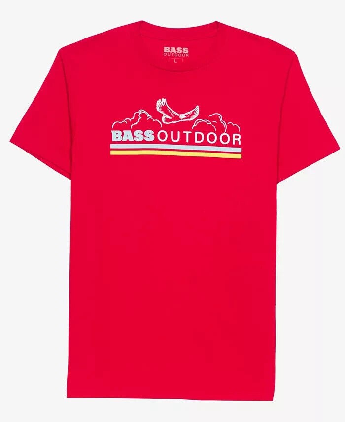 Translation missing: en.Bass Outdoor Men's Float T-shirt in Mountain Red-XL