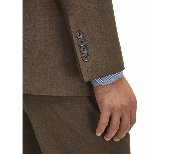Translation missing: en.B by Brooks Brothers Men's Classic-Fit Solid Suit Jacket Wool Blend - Brown-42S