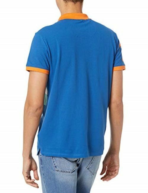 Translation missing: en.Buffalo David Bitton Men's Katube Buffalo Polo Shirt in True Blue-Size Small