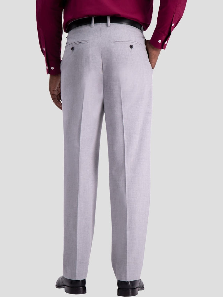 Translation missing: en.J.M. Haggar Men's 4-Way Stretch Classic Fit Premium Dress Pants Light Grey-36x34