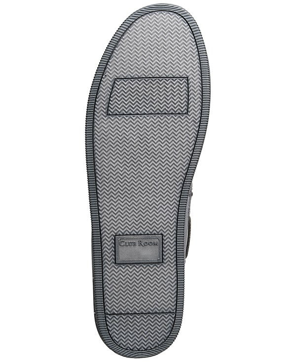 Translation missing: en.Club Room Men's Moccasin Slippers in Gray-Small 6-7