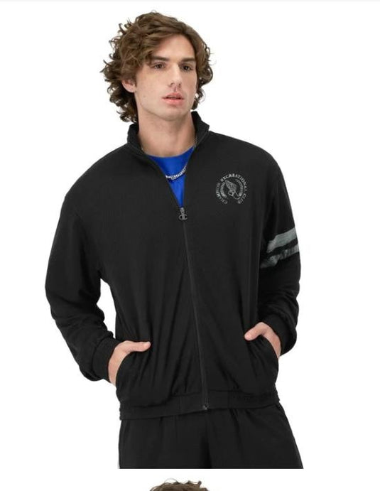 Translation missing: en.Champion Track Jacket Black Size Large Attack Reg-Fit Mesh Full-Zip Rec ClubLogo