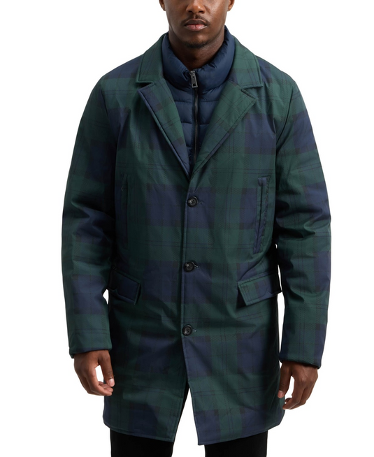 Translation missing: en.Hunter Men's Aldgate Premium Blazer Twofer Jacket Blackwatch Plaid Tarten-Large