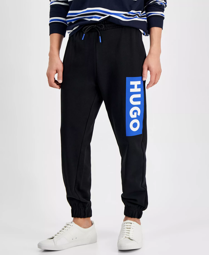 Translation missing: en.Hugo Boss Men's Joggers 2XL 44-46W Black Relaxed Fit Nuram Logo Cotton
