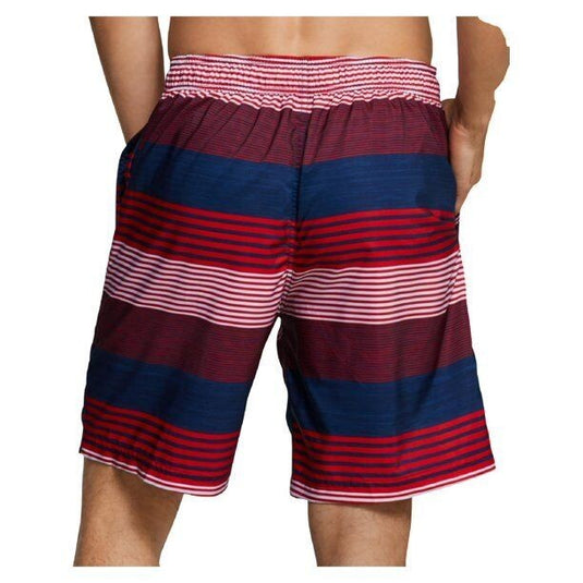 Translation missing: en.Speedo Men's Border Line Performance 20" E-Boardshorts in Red Multi-Small