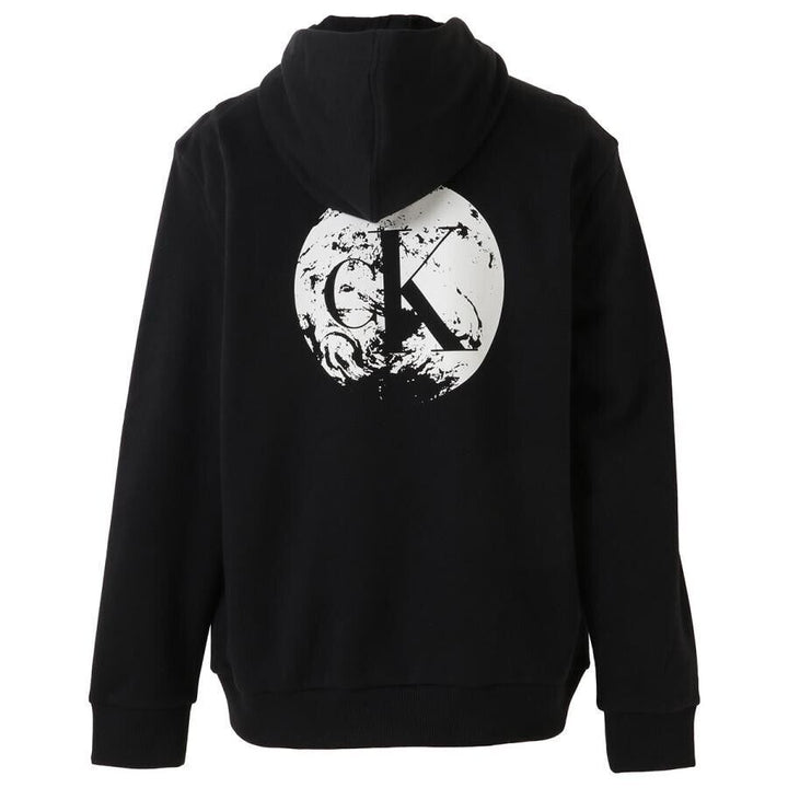 Translation missing: en.Calvin Klein Mens Earth-Print Hoodie Black Beauty-Size Small