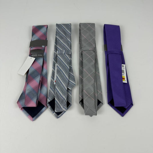 Translation missing: en.Michael Kors Men's Classic Lot of 4 Premium Polyester/Silk Ties Assorted-OS