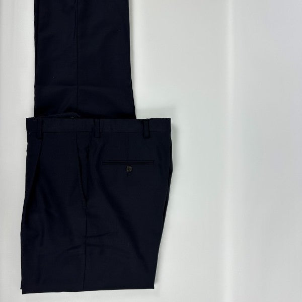 Translation missing: en.Hart Schaffner Marx Men's Chicago Classic Fit Wool Suit Pants Navy-32 Unhemmed