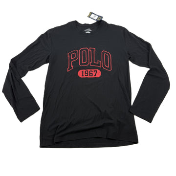 Translation missing: en.Polo Ralph Lauren Pajama Tee Size Small Black Cotton Modal Spandex Crew Neck