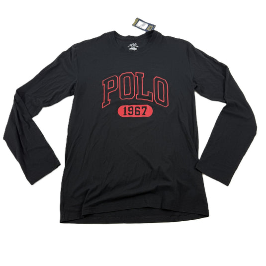 Translation missing: en.Polo Ralph Lauren Pajama Tee Size Small Black Cotton Modal Spandex Crew Neck