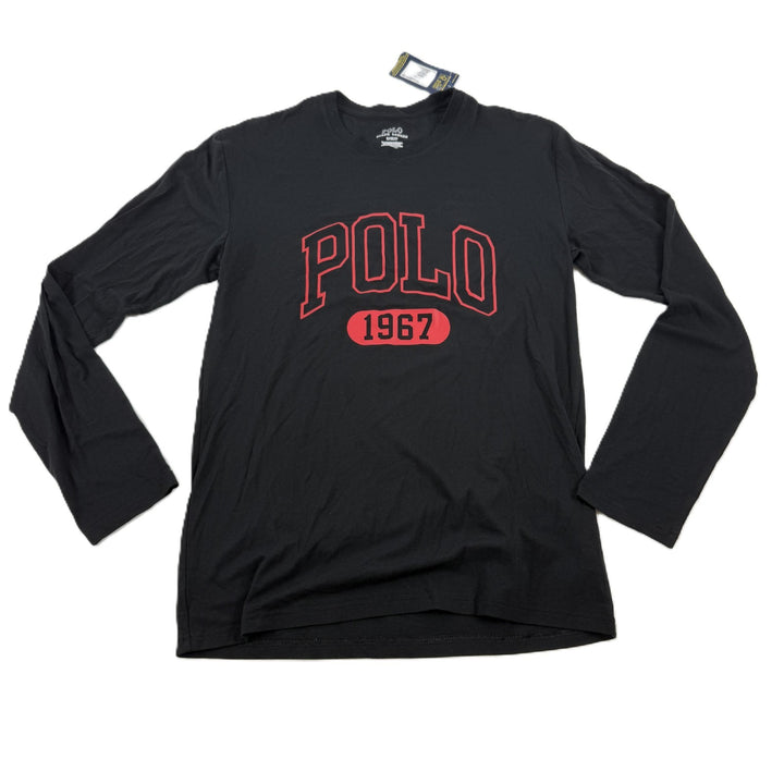 Translation missing: en.Polo Ralph Lauren Pajama Tee Size Small Black Cotton Modal Spandex Crew Neck