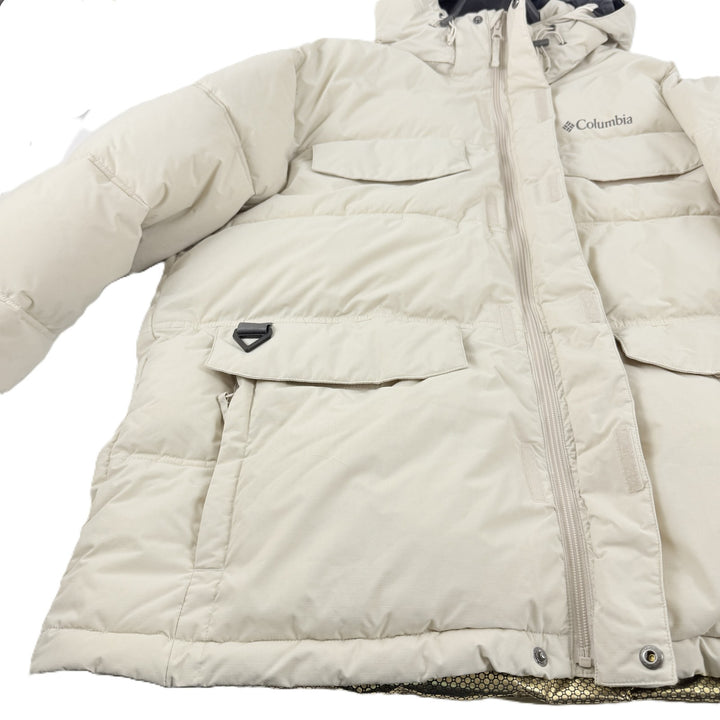 Translation missing: en.Columbia Mens Landroamer Hooded Puffer Parka Jacket Omni Heat Dark Stone-Size XL