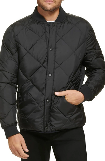 Translation missing: en.Calvin Klein Men's Quilted Jacket Size 2XL Black/Camo Reversible Windbreaker