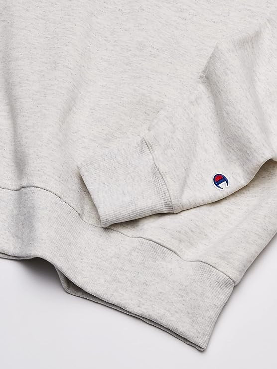Translation missing: en.Champion Men's Powerblend Fleece Logo Sweatshirt - Oatmeal Heather-Small