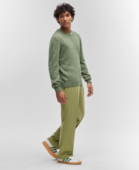 Translation missing: en.Mode of One Men's Long-Sleeve Relaxed Crewneck Sweater Black Forest Green-2XL