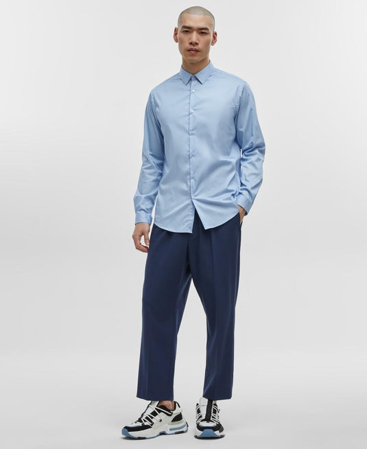 Translation missing: en.Mode of One Pants Mens Relaxed-Fit Trousers Caspian Water Blue size Large 36-38W
