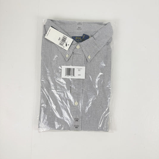 Translation missing: en.Polo Ralph Lauren Men's Big &amp; Tall Iconic Oxford Shirt - Grey-3XB