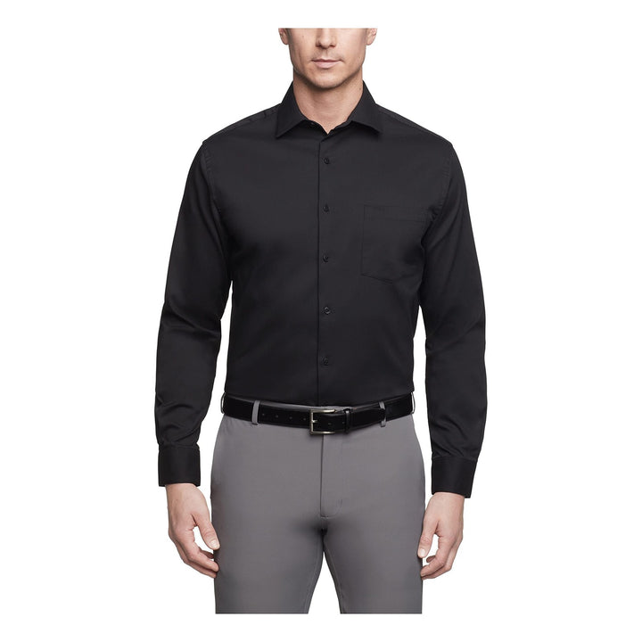 Translation missing: en.Van Heusen Mens Dress Shirt Regular Fit Stain Shield Stretch Black-15-15.5 32/33