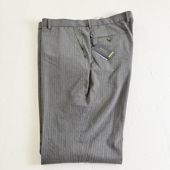 Translation missing: en.Polo Ralph Lauren Men's Striped Performance Twill Trousers Medium Grey-40x30