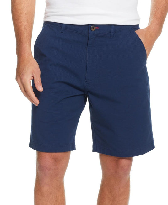 Translation missing: en.Weatherproof Vintage Men's 9" Stretch Ribbed Ottoman Flat Front Shorts Navy-40W