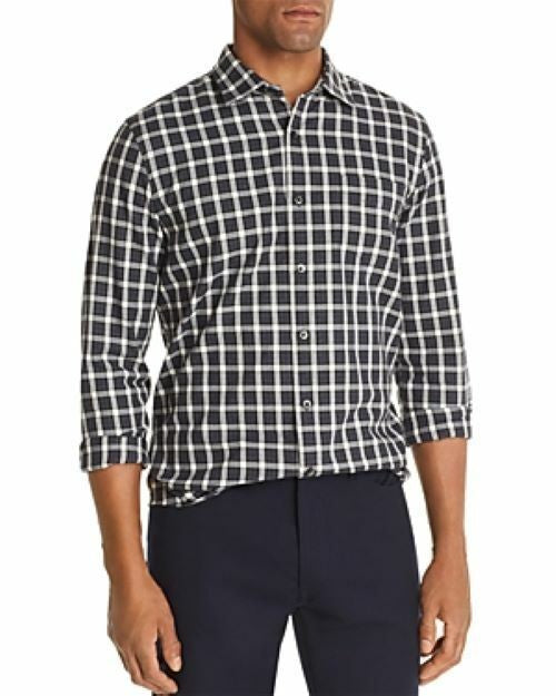 Translation missing: en.The Men's Store  Check-Print Classic Fit Shirt Grey Combo-Medium