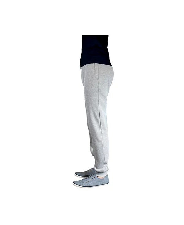 Translation missing: en.Galaxy By Harvic Men's Fleece Slim Fit Jogger Pants in Heather Gray-Medium