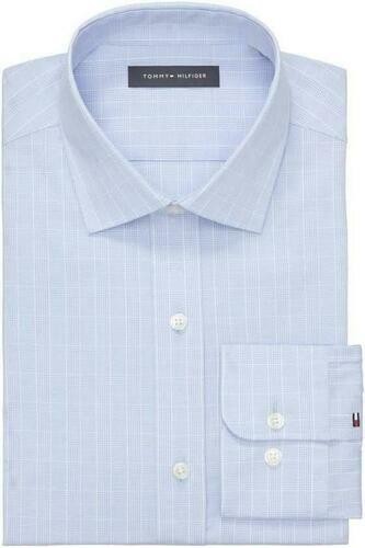 Translation missing: en.Tommy Hilfiger Men's Dress Shirt Regular Fit Essentials Classic Blue-14.5 32/33