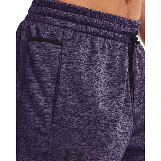 Translation missing: en.Under Armour Men's Armour Fleece Jogger Pants in Twilight Purple/Black-Large