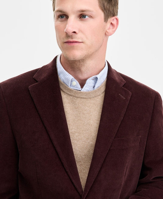 Translation missing: en.Tommy Hilfiger Daltry Men's Modern-Fit Corduroy Sport Coat Chestnut Brown-40R