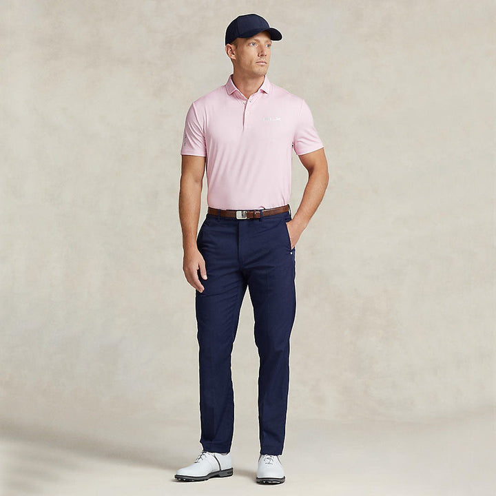 Translation missing: en.RLX Ralph Lauren Men's Pin Dot Airflow Performance Polo Golf Shirt Pink-XL